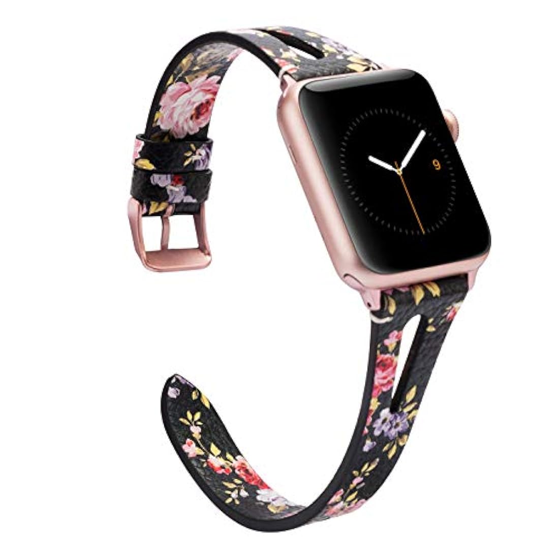Wearlizer - Correa de piel compatible con Apple Watch