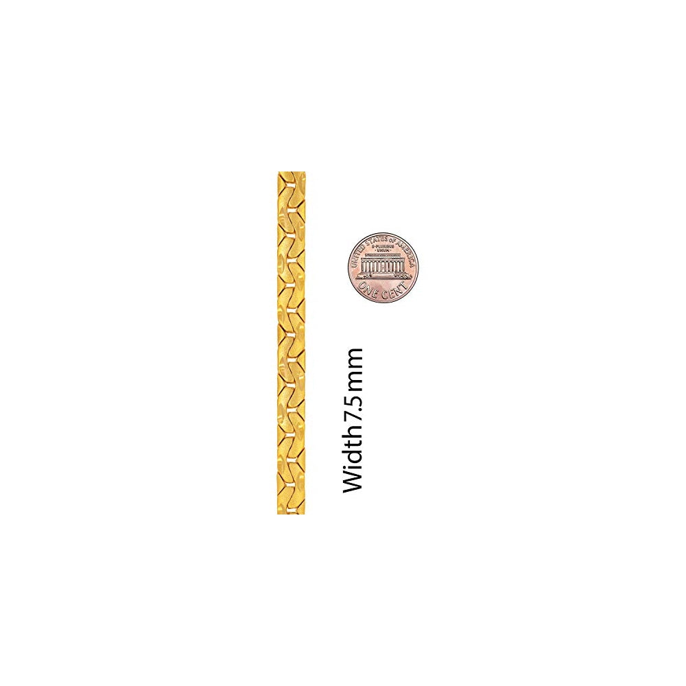 Pulseras chapada en oro de 24 quilates para mujeres