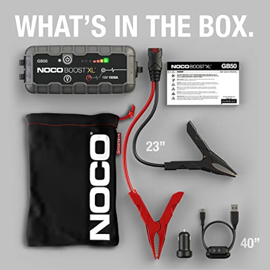 Cargador de baterias para motores,color negro de 12 V. Noco