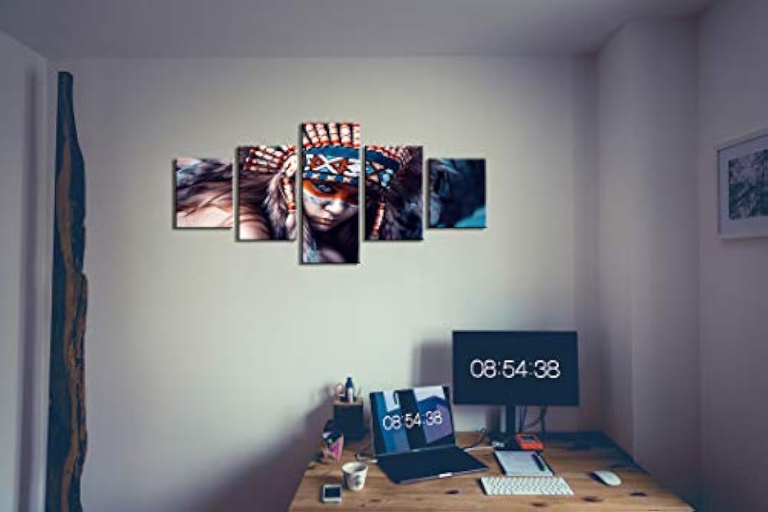 lienzo de pared indio para decoración del hogar