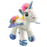 Peluche de unicornio con lentejuelas reversibles, 13.0 in