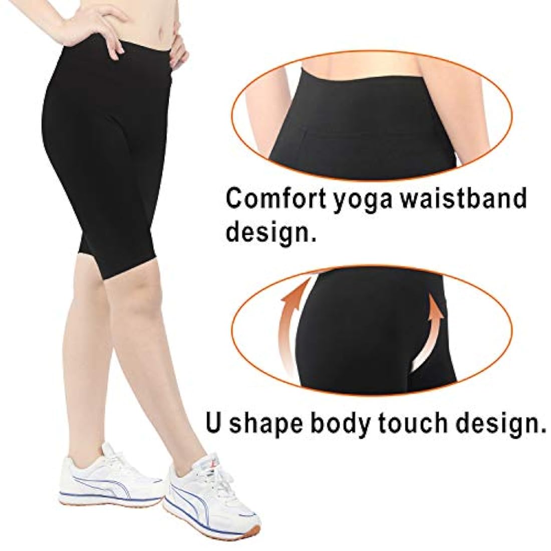 iloveSIA Pantalones cortos de yoga para mujer Leggings