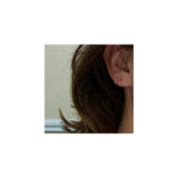 Aretes de aro dobles para mujeres 2 pares