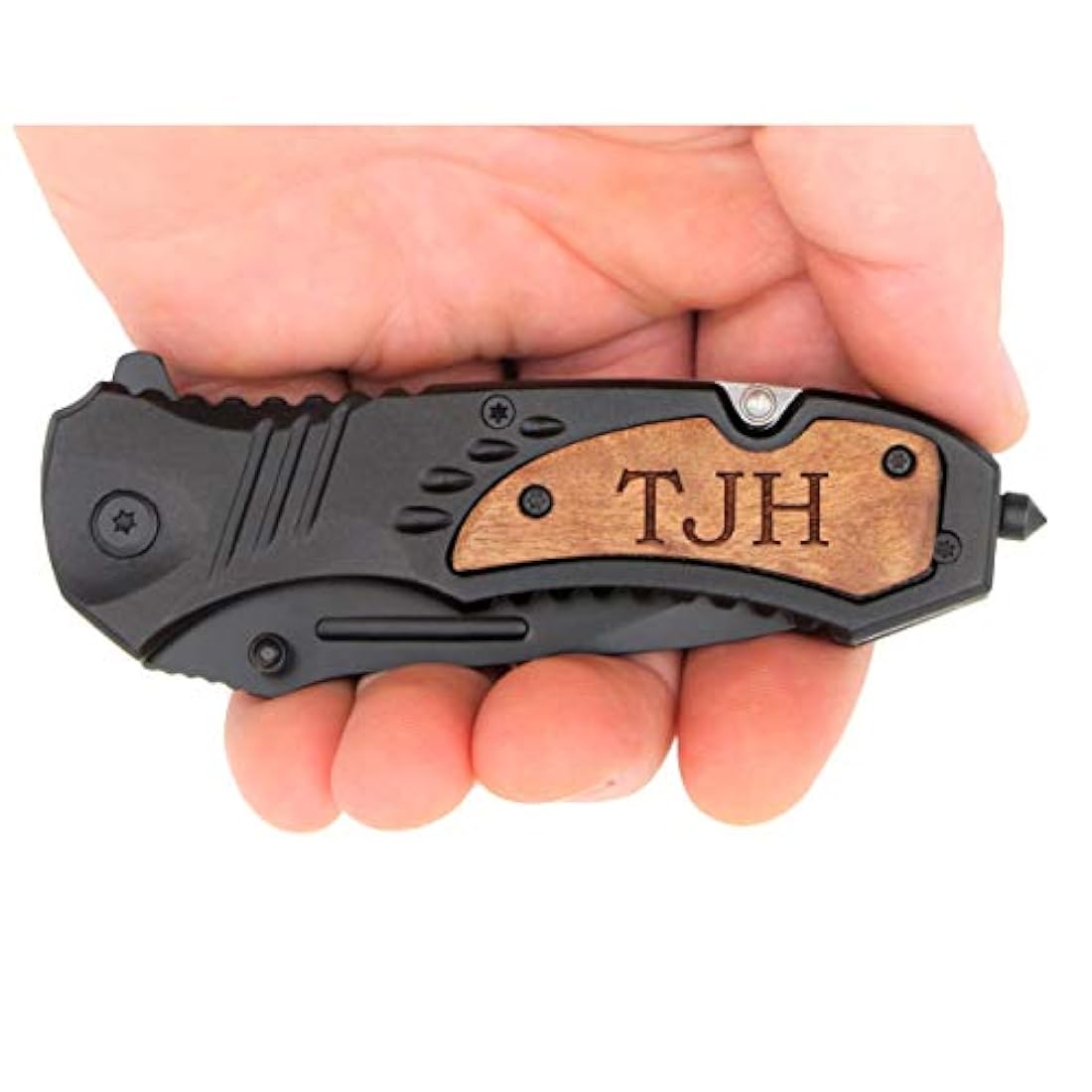 Cuchillo de bolsillo grabado