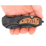 Cuchillo de bolsillo grabado