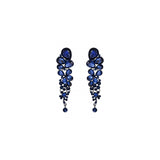 Aretes de clip para mujer de cristales austríacos