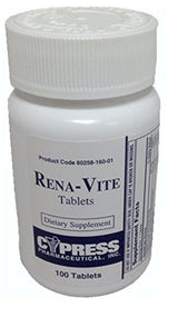 Rena-Vite Tabletas, 100 tabletas por botella (4 botellas)