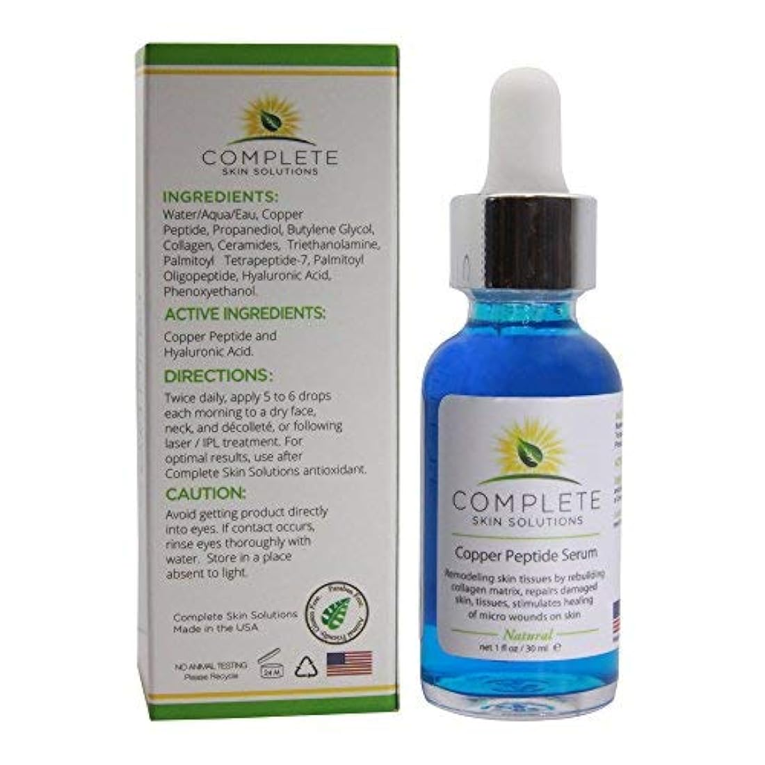 Cobre Péptido Suero Facial Colágeno Con Soluciones