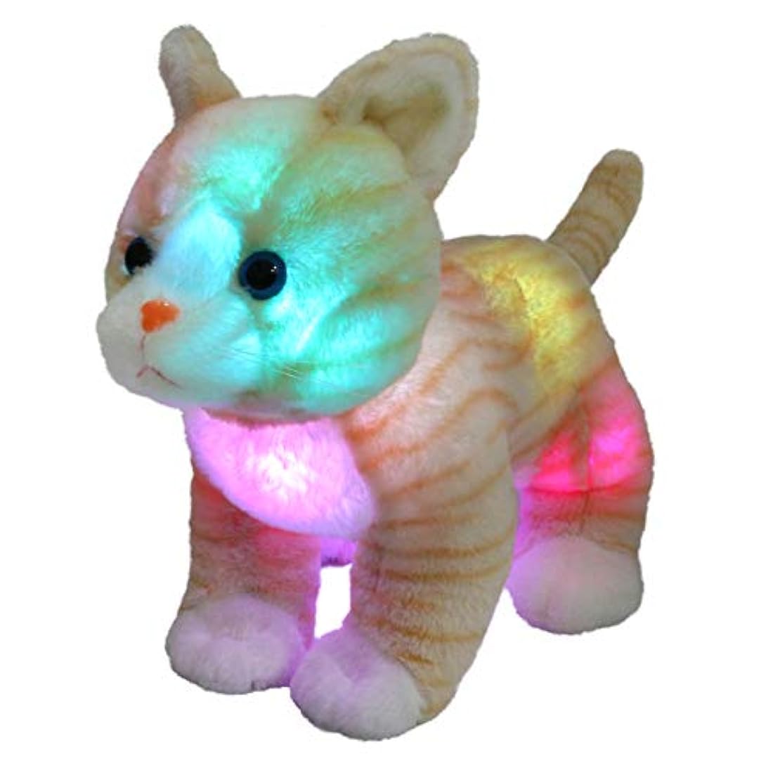 Peluches peluche de gato 14 con luz realista de luces LED