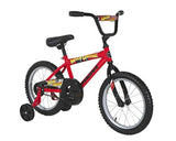 Bicicleta con ruedas de entrenamiento