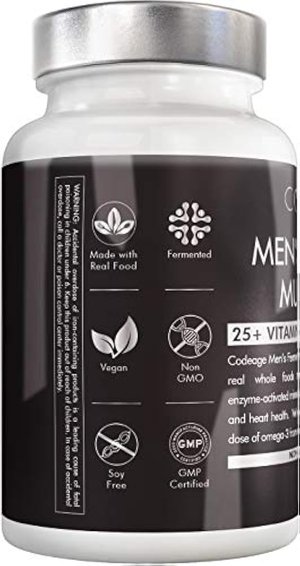 Multivitamínico de alimentos enteros para hombres