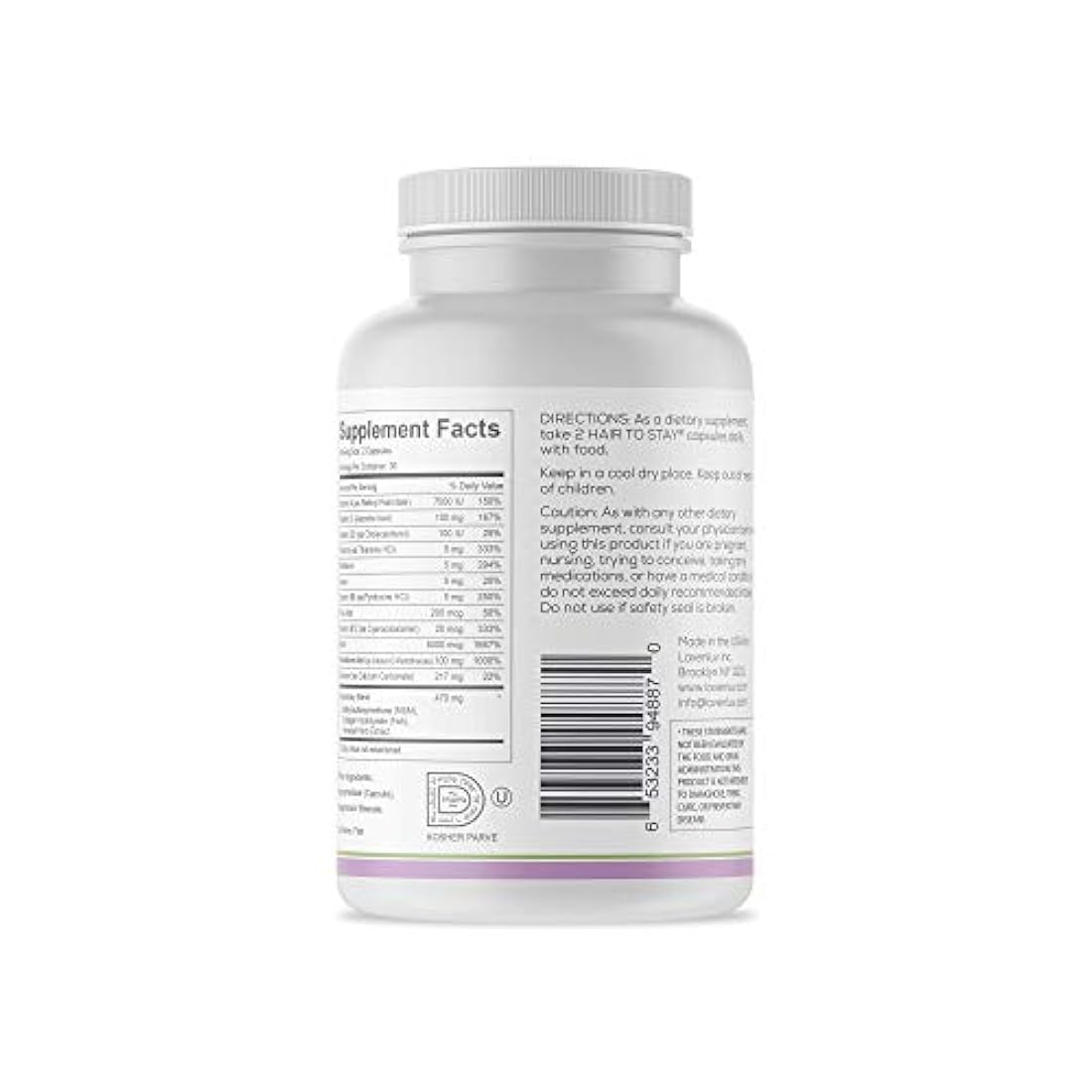 Complemento dietético para el cabello
