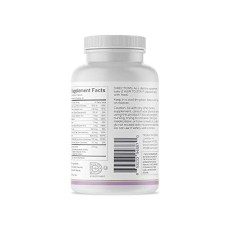 Complemento dietético para el cabello