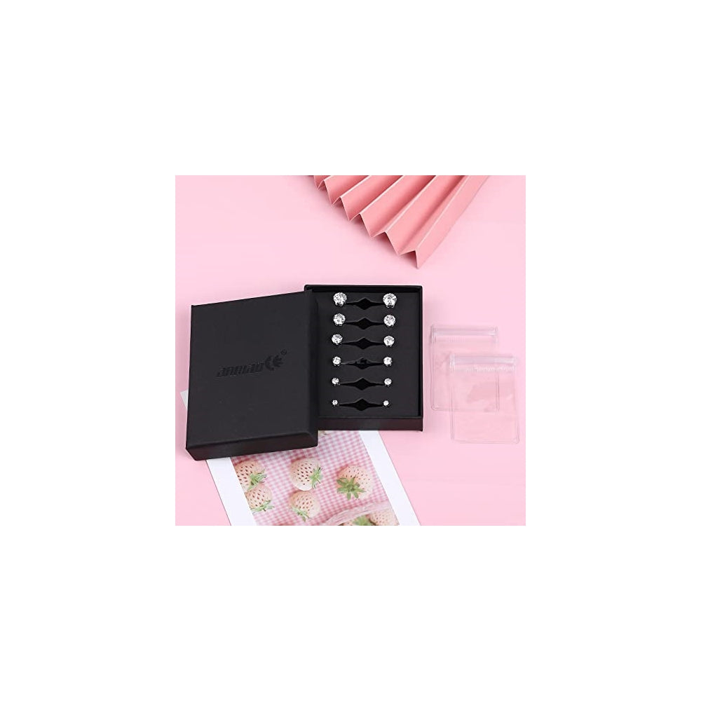 Aretes tipo dormilona  acero inoxidable para mujer y hombre
