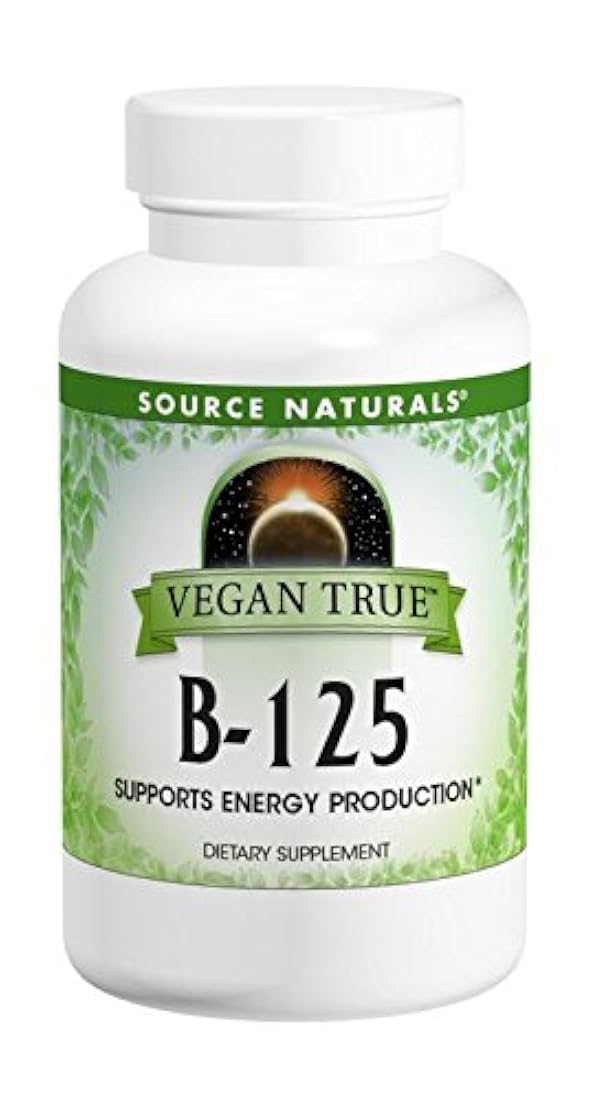 Source Naturals Vegan verdadera tablet B 125 mg, 60 Count