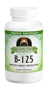 Source Naturals Vegan verdadera tablet B 125 mg, 60 Count