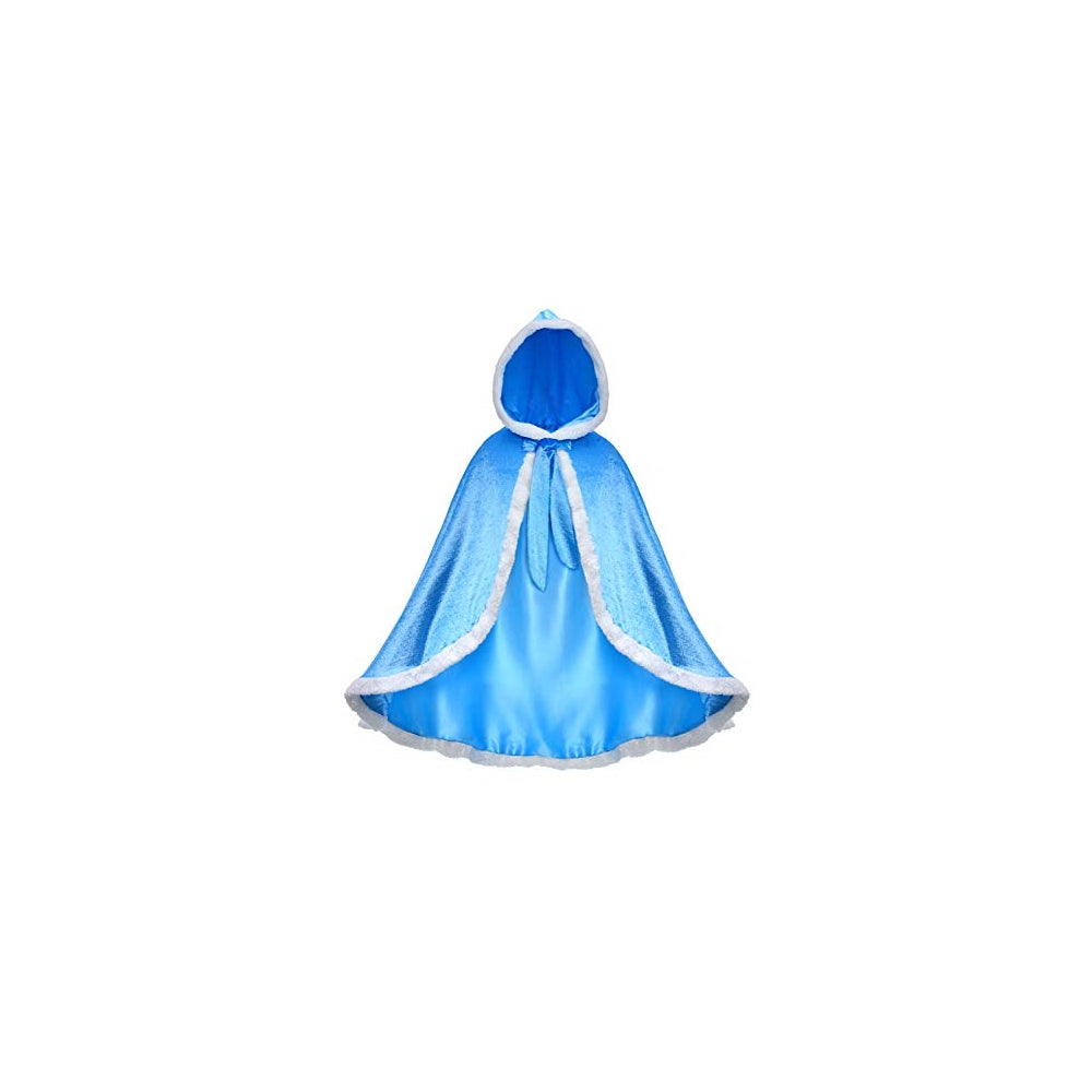 Disfraces de princesa con capucha y capa talla 2 a 3T