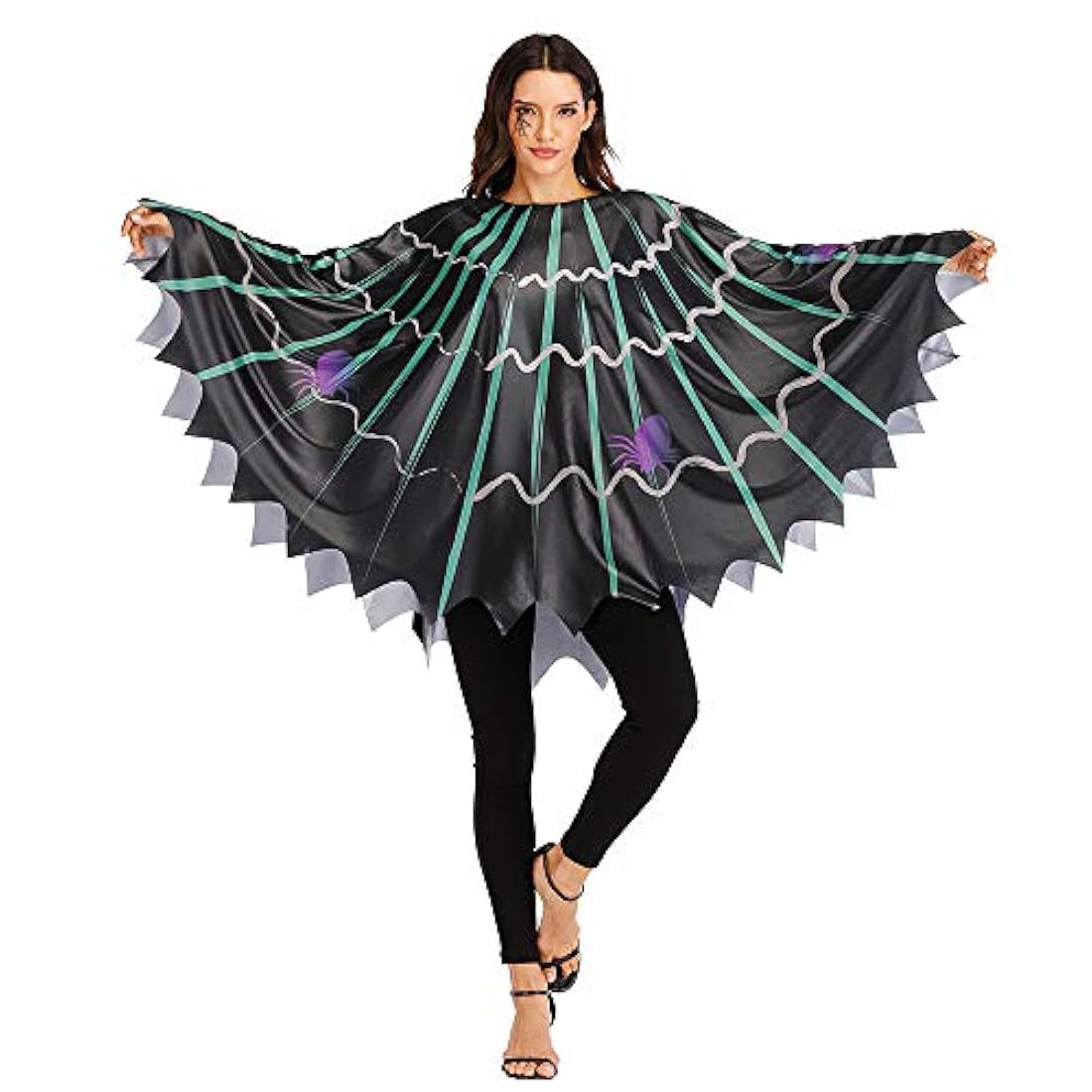 Disfraces - Poncho para mujer, diseño