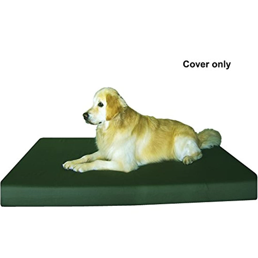 Funda de edredón para cama de perro pequeña, verde oliva