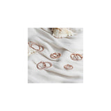 Aretes de aro de plata  chapados en oro
