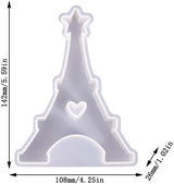 Molde de Silicona Torre de Hierro para Aromatizantes, Marca XYZ
