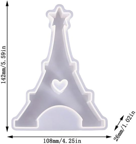 Molde de Silicona Torre de Hierro para Aromatizantes, Marca XYZ