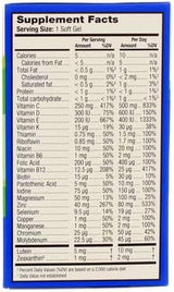 Vitaminas para los ojos Bausch & Lomb, 100 geles suaves, 2 pack
