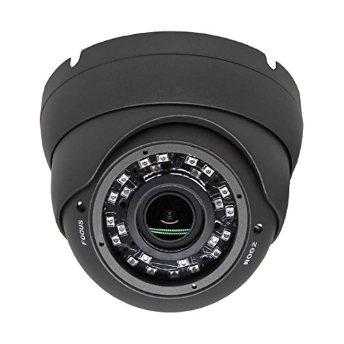 Cámara de seguridad, visión nocturna, Interior/exterior, color negro