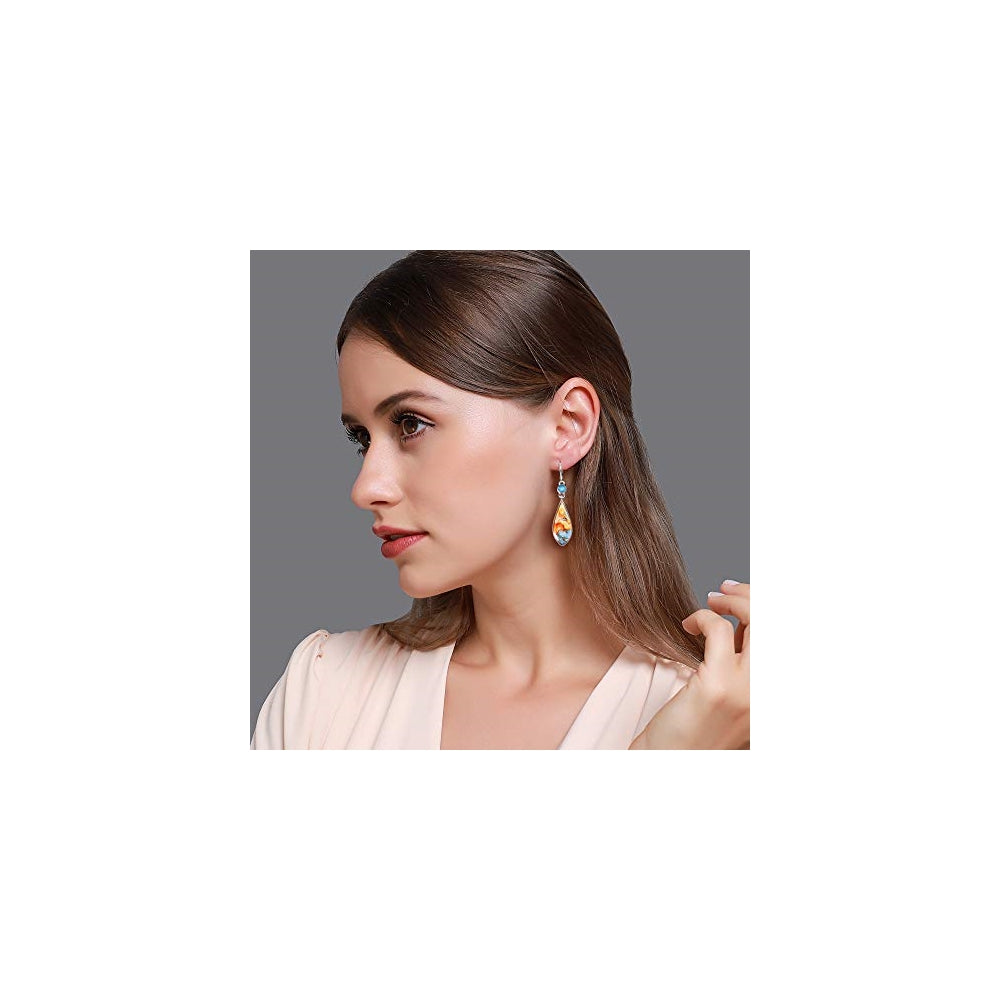 Aretes colgantes para mujer joyería bohemia