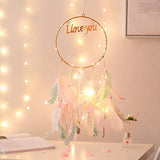 10 piezas 6-inch Oro Dream Catcher Anillos de metal