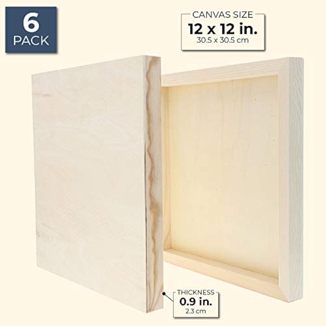 Tableros para paneles de pintura de madera 12 6 unidades