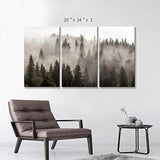 Lienzo decorativo para pared, diseño de bosque
