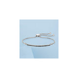 Pulseras y tobilleras de bolo con barra de diamantes negros