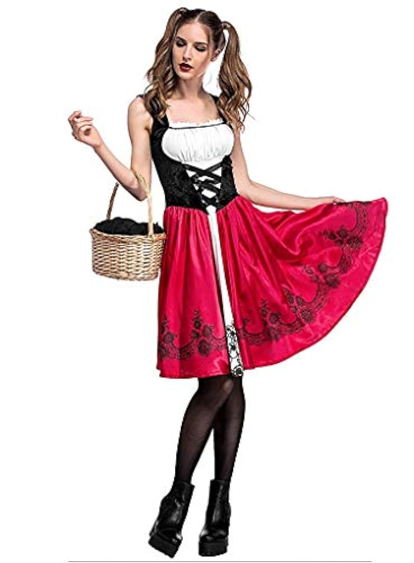 Disfraz de campana de equitación para mujer color rojo