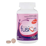 Fusion adek & Mineral Suplemento Multivitamínico para personas con sobrepeso Mixed Berry Sabor para duodenal Switch, 120 tabletas