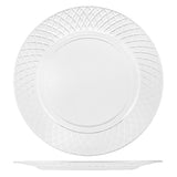54 platos de plástico transparente de cristal de 9.0 in