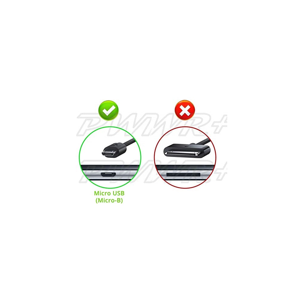 Cargadores Adaptador de CA extra largo Pwr de 6.5 pies