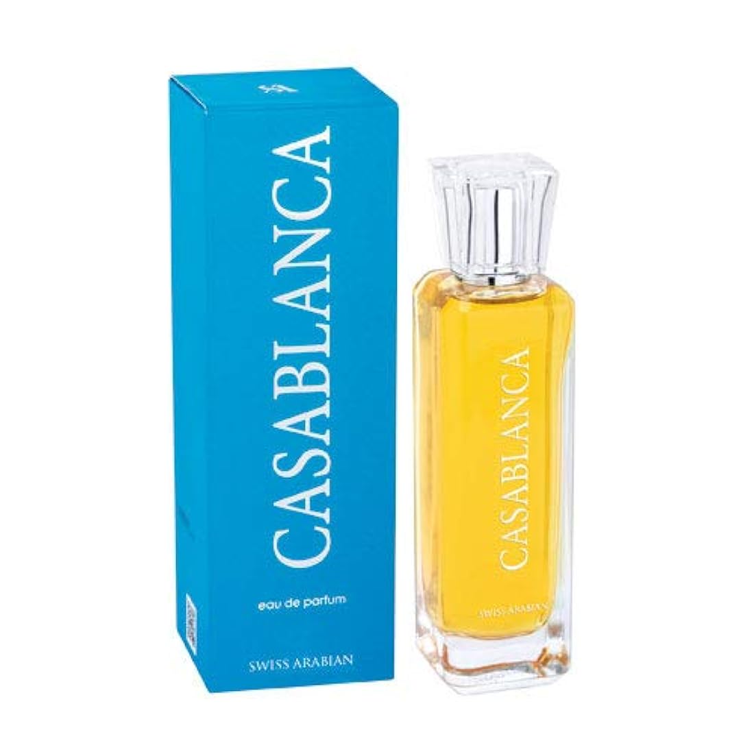 Casablanca, Eau de Parfum (3.4 fl oz) | Dulce Gourmand fragancia construida alrededor de ámbar, perú bálsamo, almizcle, ante y caramelo líquido | para hombres y mujeres | por Oud Perfume Artisan Swiss Arabian | Cologne Spray