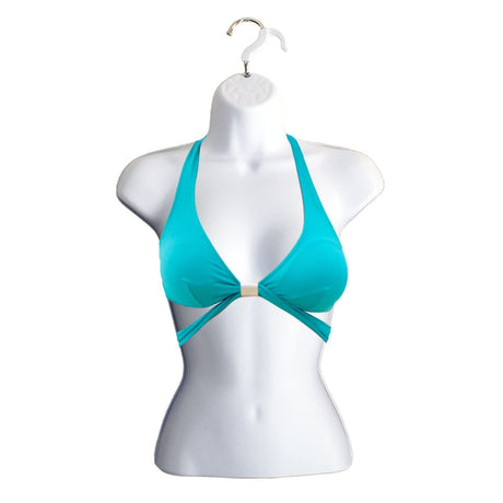 Conjunto de maniquíes torso blanco, S-M, 6 piezas, con gancho