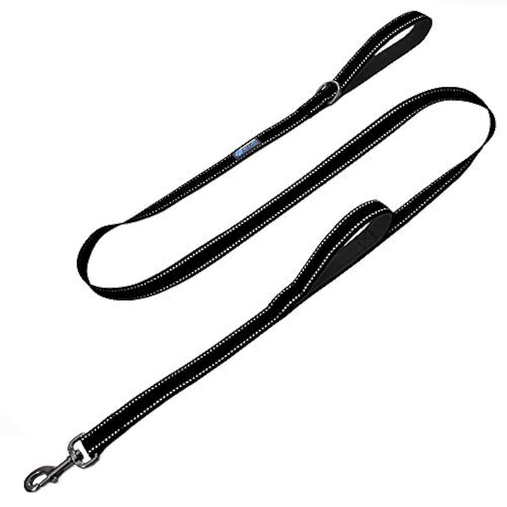 Correa para perros Reflexivo (negro, 6 pies)