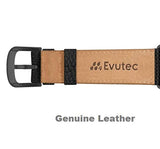 Correa de piel auténtica compatible con Apple Watch Band