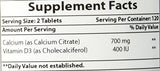 Citrato de calcio con vitamina D-3 240 tabletas