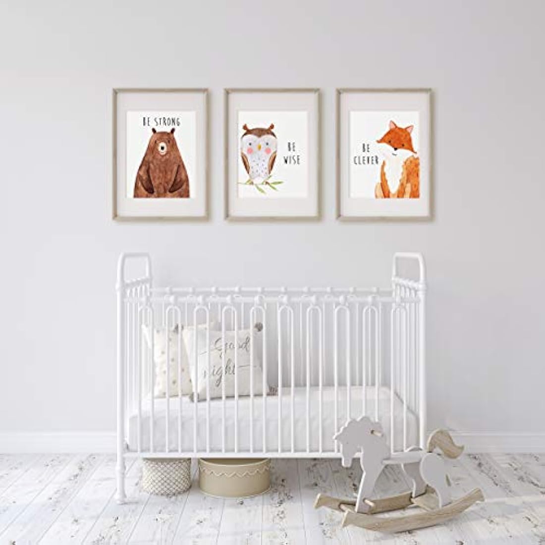 Decoración de pared de guardería 6 x 10-Throwback Traits