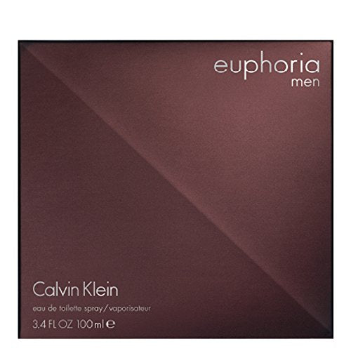 Euforia de Calvin Klein para hombres Eau de Toilette, 3.4 fl.