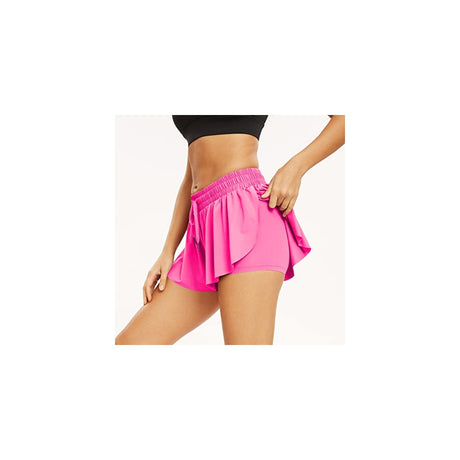 Shorts cortos deportivos fluidos para mujer talla L