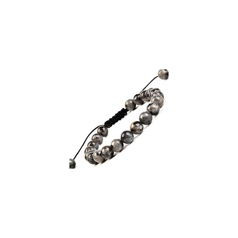 Pulseras y tobilleras de macramé ajustables con piedras
