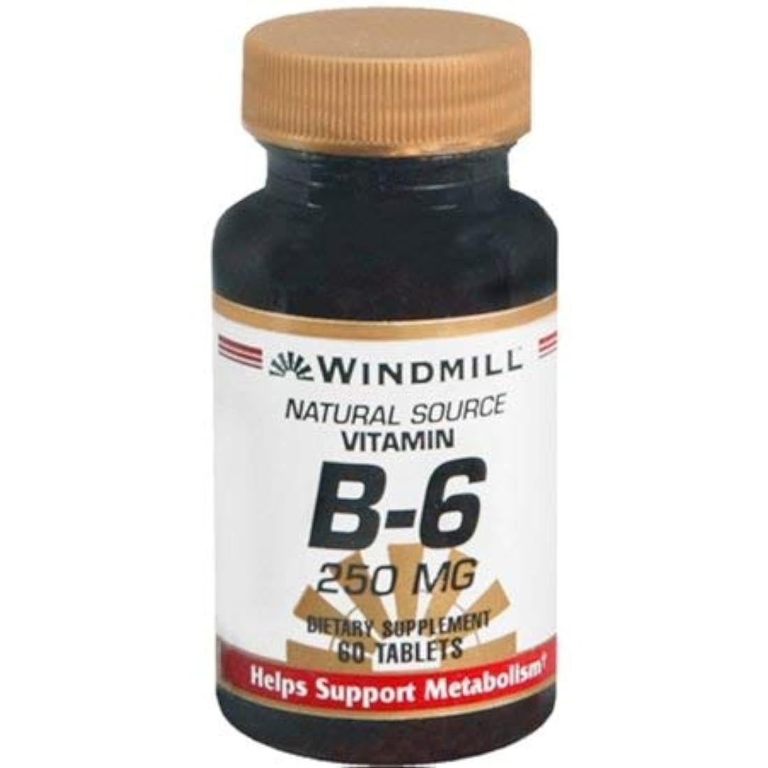 Vitamina B-6 pestañas 250 mg wmill Tamaño: 60