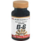 Vitamina B-6 pestañas 250 mg wmill Tamaño: 60