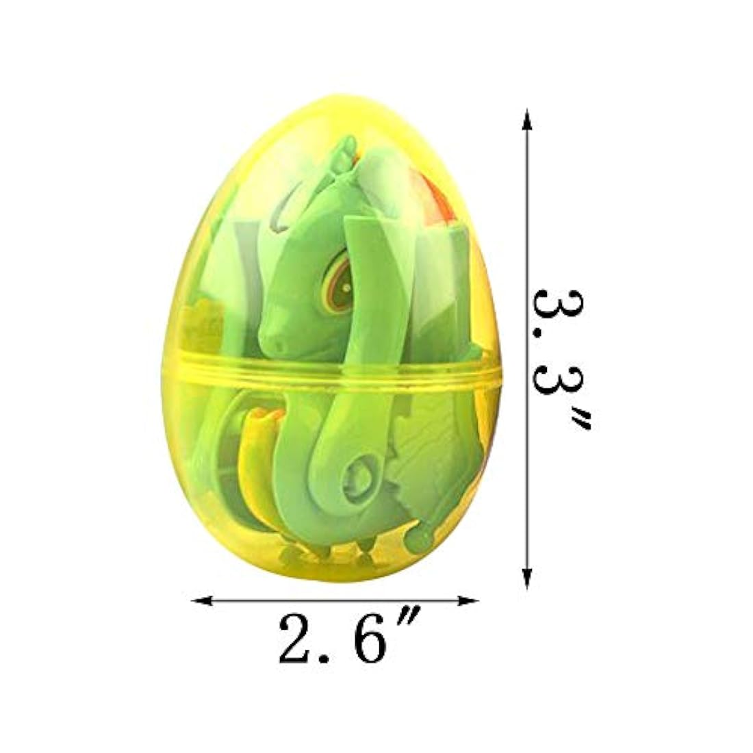 Huevos de Pascua con juguetes dentro de niños Niños Niñas
