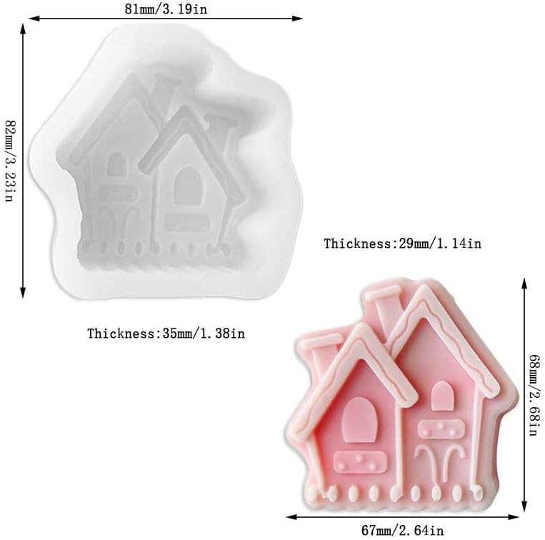 Molde de silicona para frescos de coche - Aroma Beads - 2 casas